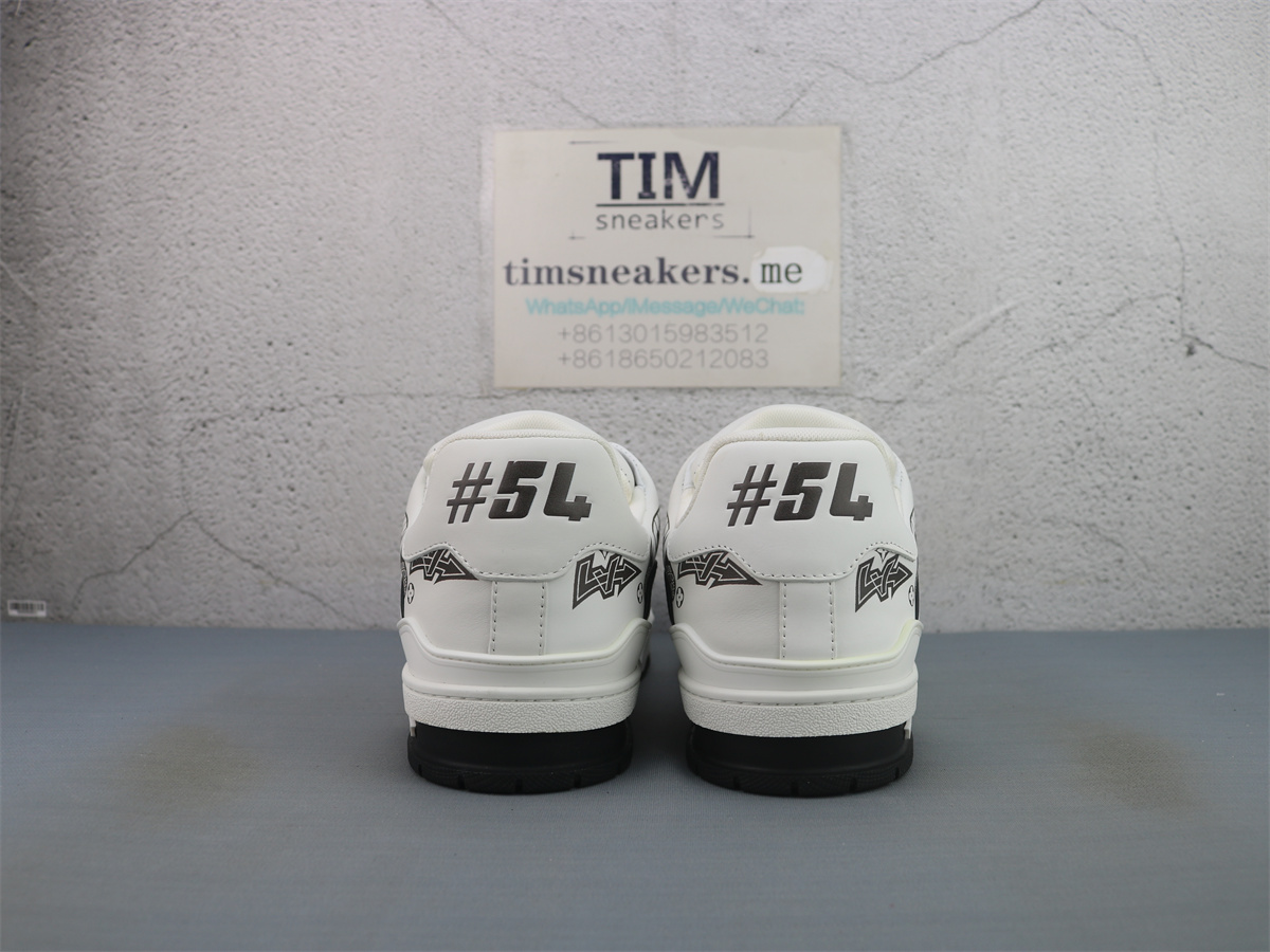 LV Trainer Sneaker White Black